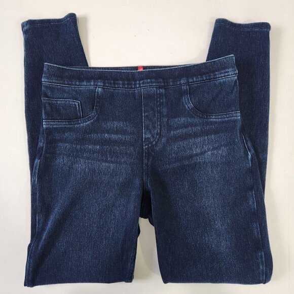 SPANX‎ Jean-ish Leggings Womens Medium 20018R Slimming Stretch Pull On Shaping - Picture 9 of 11